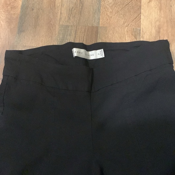 Larry Levine Ankle Length Black Pants. Size XL. - Picture 4 of 10